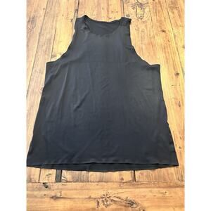 Lululemon Men’s Size Large Black Muscle Tank Top Shirt Gym Athleisure